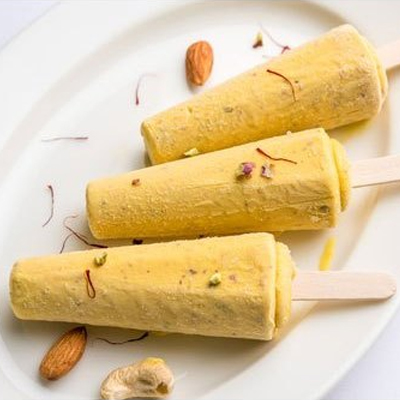 Saffron kulfi